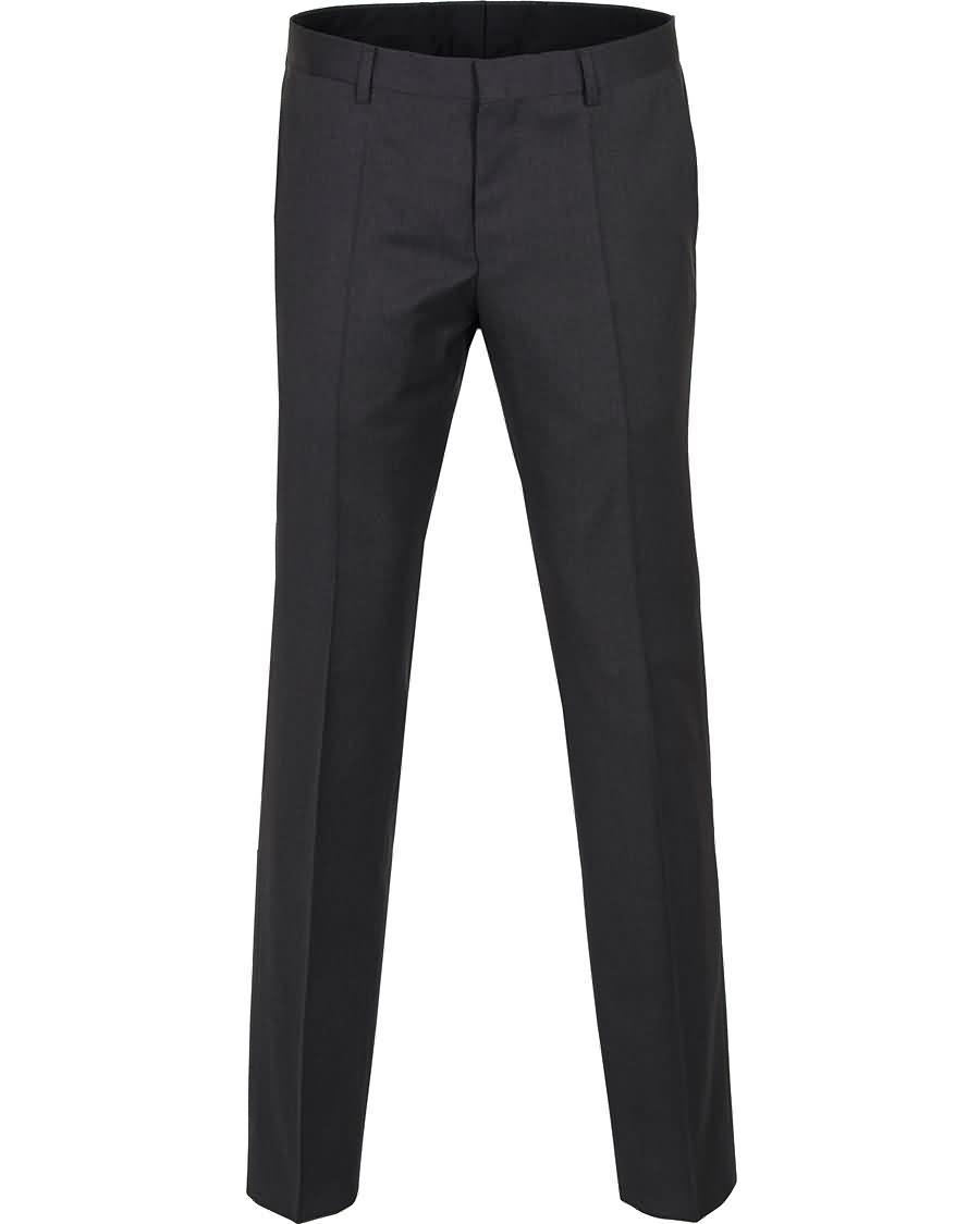 boss gibson regular fit wool trousers charcoal Nettbutikker f9x96